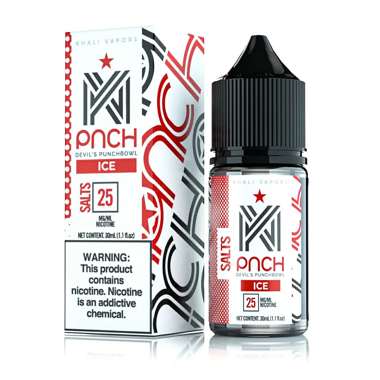 KHALI VAPORS SALT -  DEVILS PUNCHBOWL ICE - 30ML (25mg)