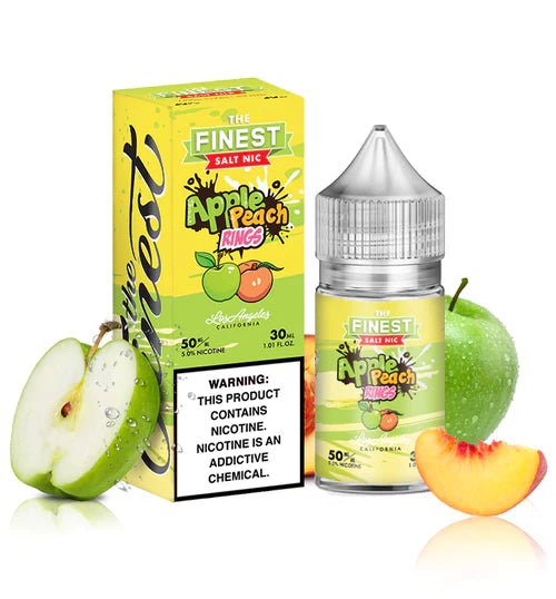 THE FINEST SALTNIC APPLE PEACH RINGS - 30ML (30mg)