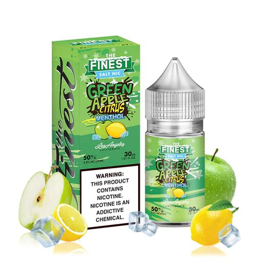 THE FINEST SALTNIC GREEN APPLE CITRUS MENTHOL - 30ML (30mg)