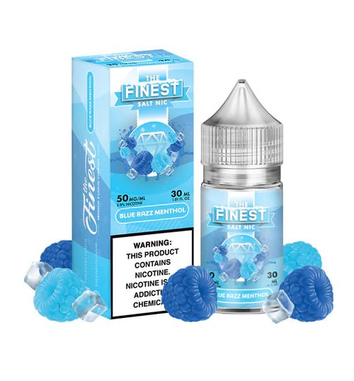 THE FINEST SALTNIC BLUE RAZZ MENTHOL - 30ML