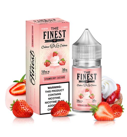 THE FINEST SALTNIC STRAWBERRY CUSTARD - 30ML