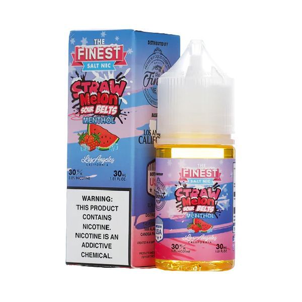 THE FINEST SALTNIC STRAW MELON SOUR BELTS ICE - 30ML