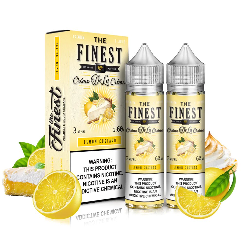 THE FINEST E-LIQUID LEMON CUSTARD - 120ML (0mg)