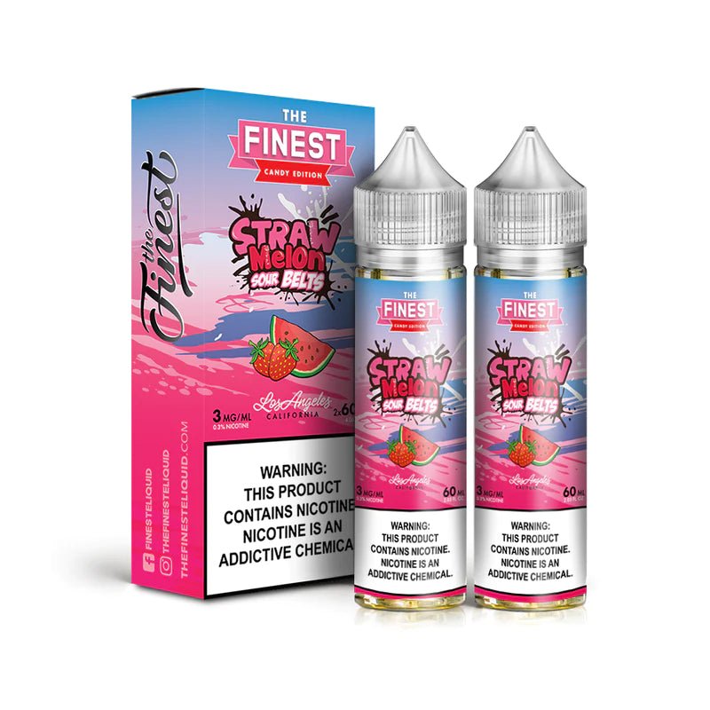 THE FINEST E-LIQUID STRAW MELON SOUR - 120ML