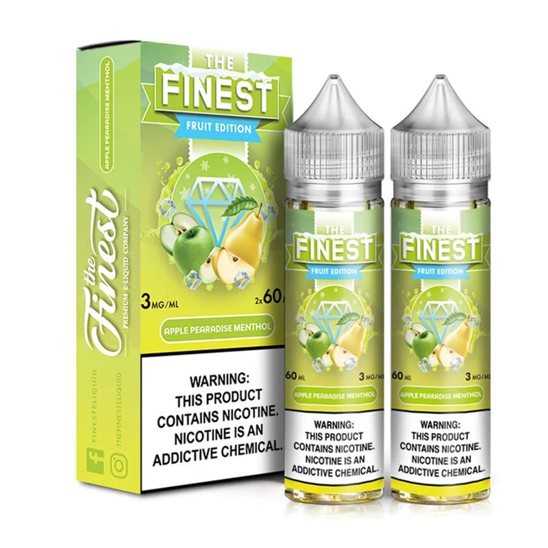 THE FINEST E-LIQUID APPLE PEARADISE MENTHOL - 120ML (0mg)