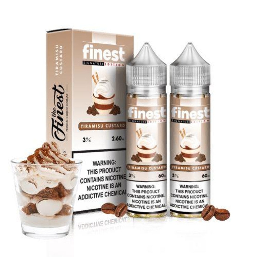 THE FINEST E-LIQUID TIRAMISU CUSTARD - 120ML