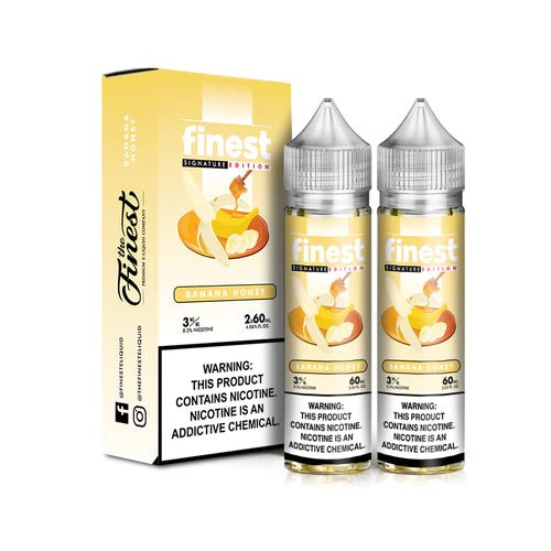 THE FINEST E-LIQUID BANANA HONEY - 120ML (0mg)