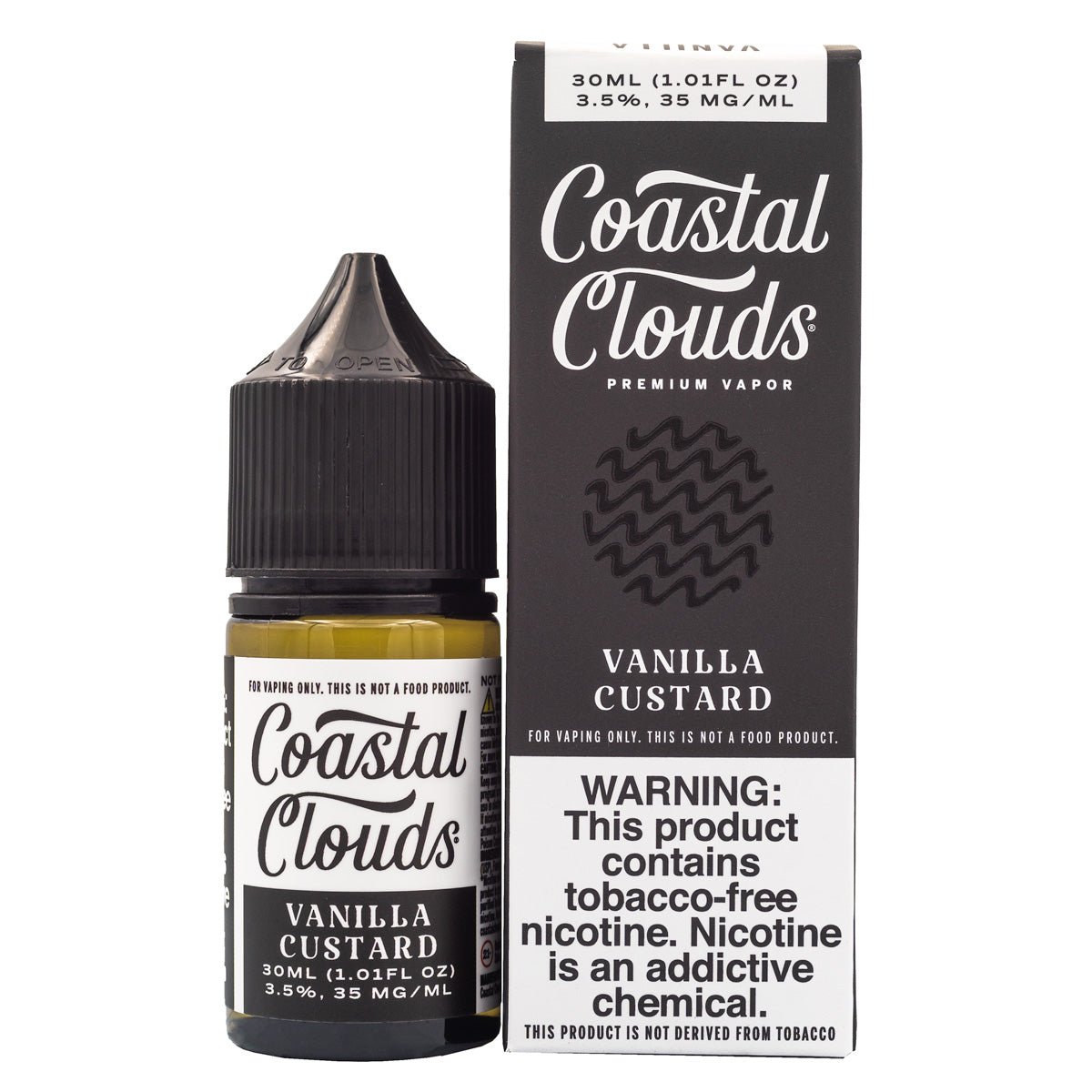 COASTAL CLOUDS SALTS VANILLA CUSTARD - 30ML (35mg)