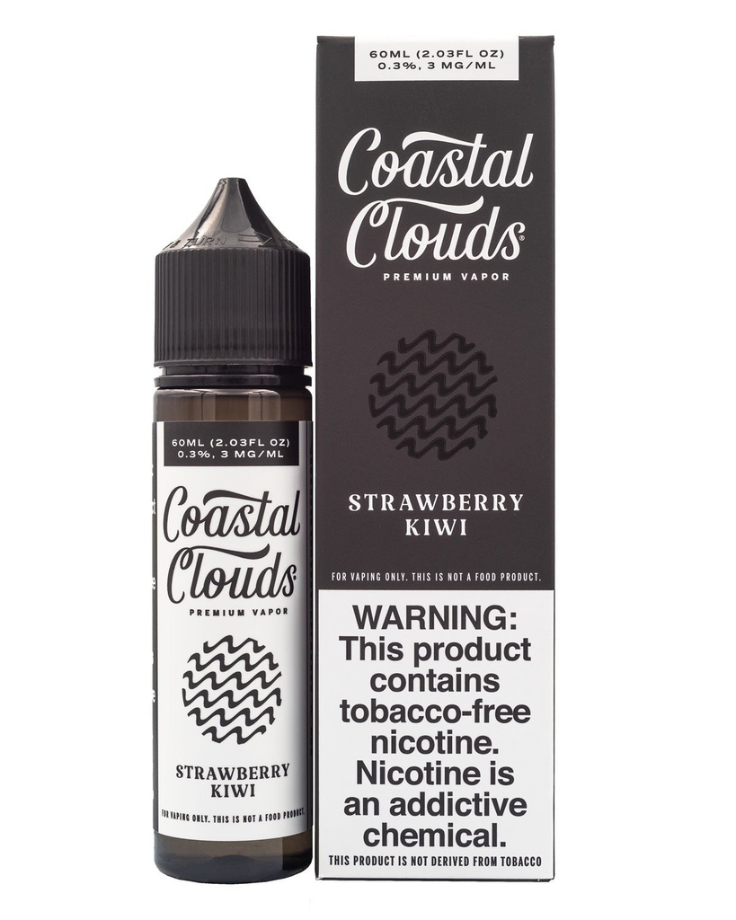 COASTAL CLOUDS E-LIQUID STRAWBERRY KIWI - 60ML