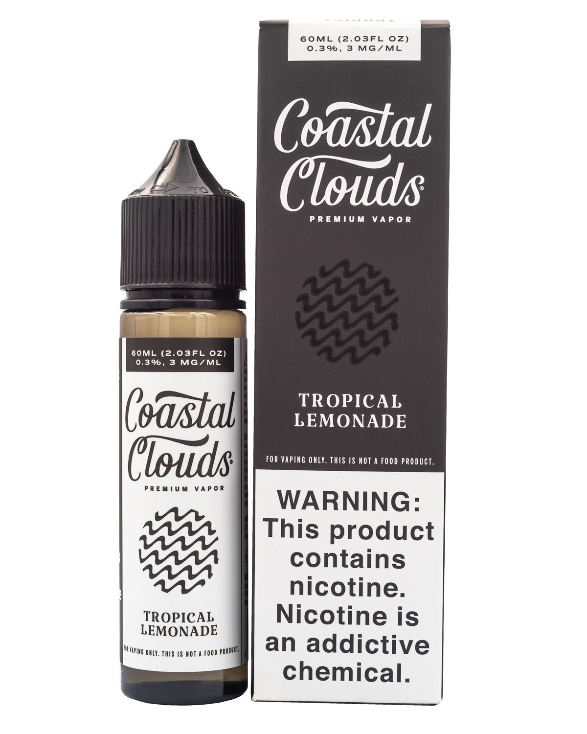 COASTAL CLOUDS E-LIQUID TROPICAL LEMONADE - 60ML (0mg)