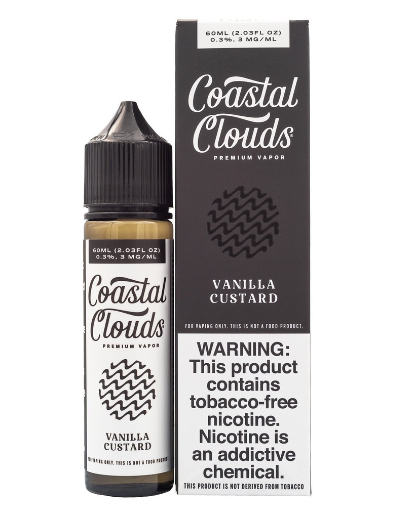 COASTAL CLOUDS E-LIQUID VANILLA CUSTARD - 60ML