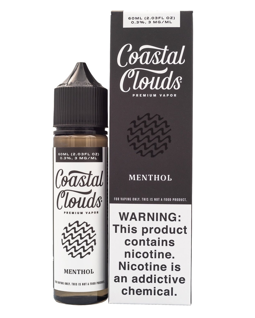 COASTAL CLOUDS E-LIQUID MENTHOL - 60ML