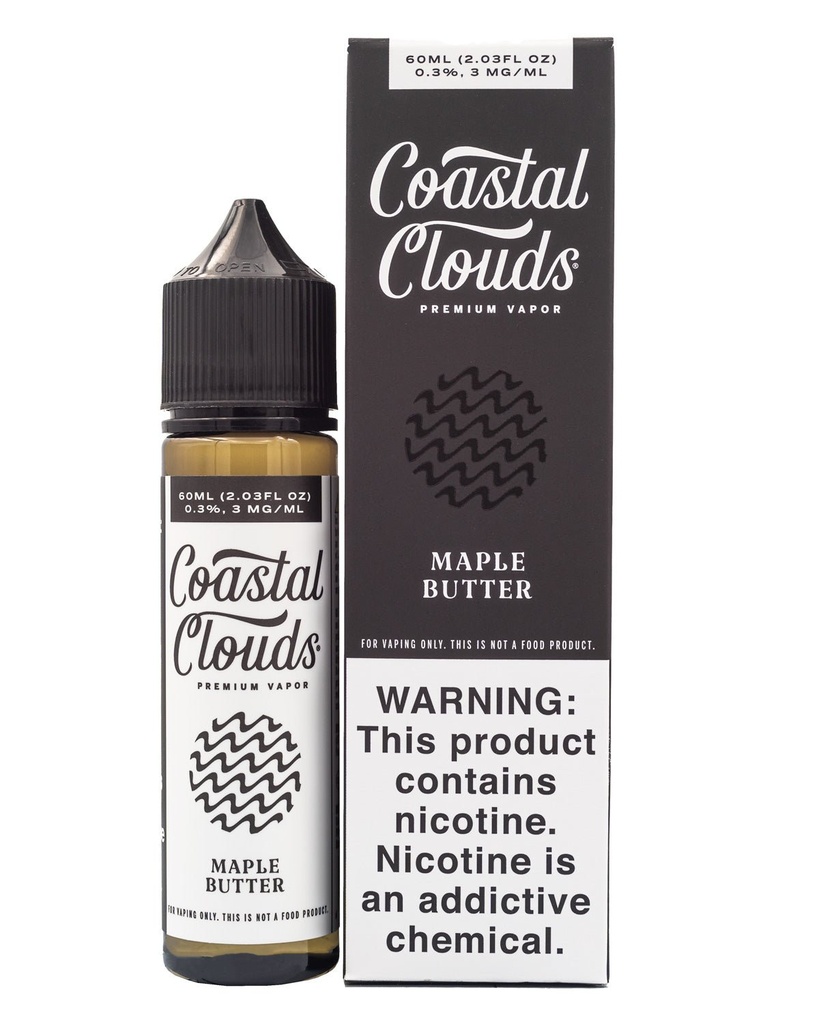 COASTAL CLOUDS E-LIQUID MAPLE BUTTER - 60ML