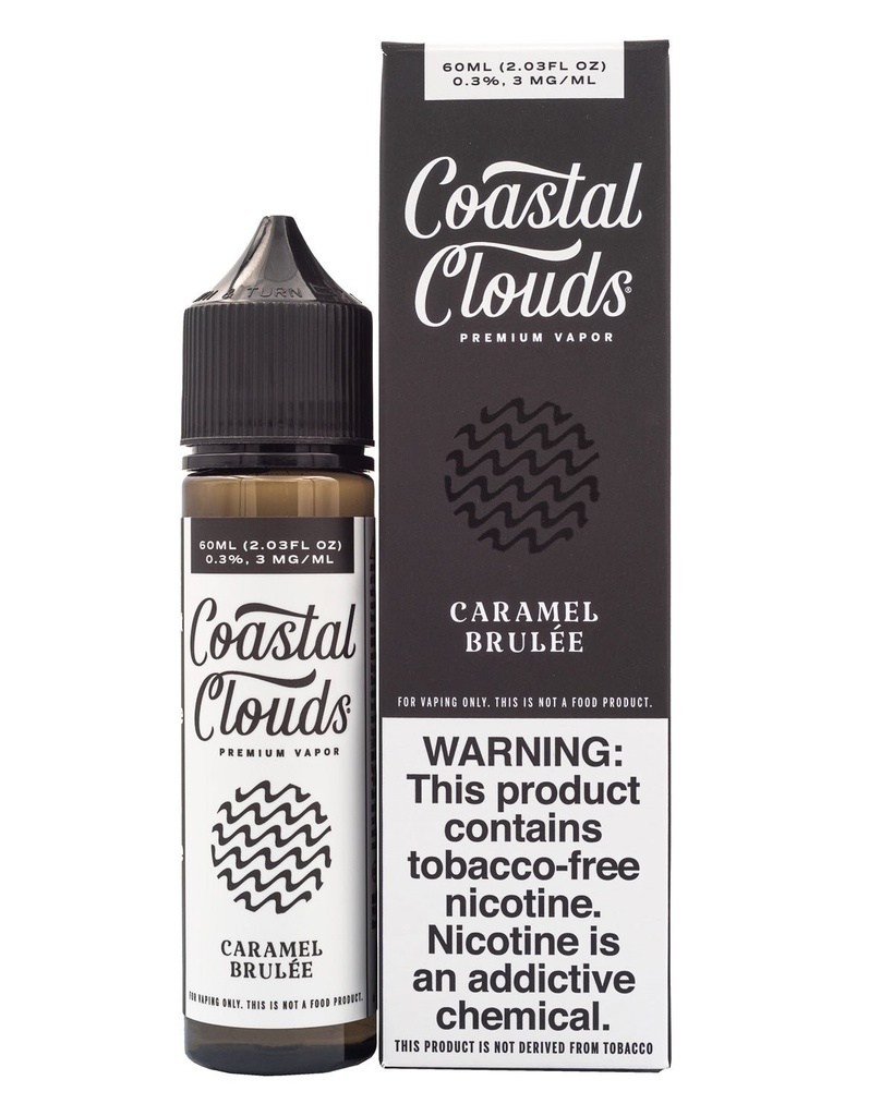COASTAL CLOUDS E-LIQUID CARAMEL BRULEE - 60ML
