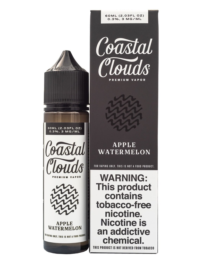 COASTAL CLOUDS E-LIQUID APPLE WATERMELON - 60ML