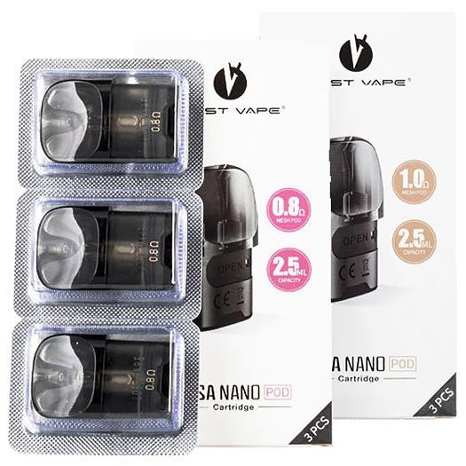 LOST VAPE URSA NANO REPLACEMENT PODS - 3PK (2.5ML EMPTY POD - SINGLE POD)