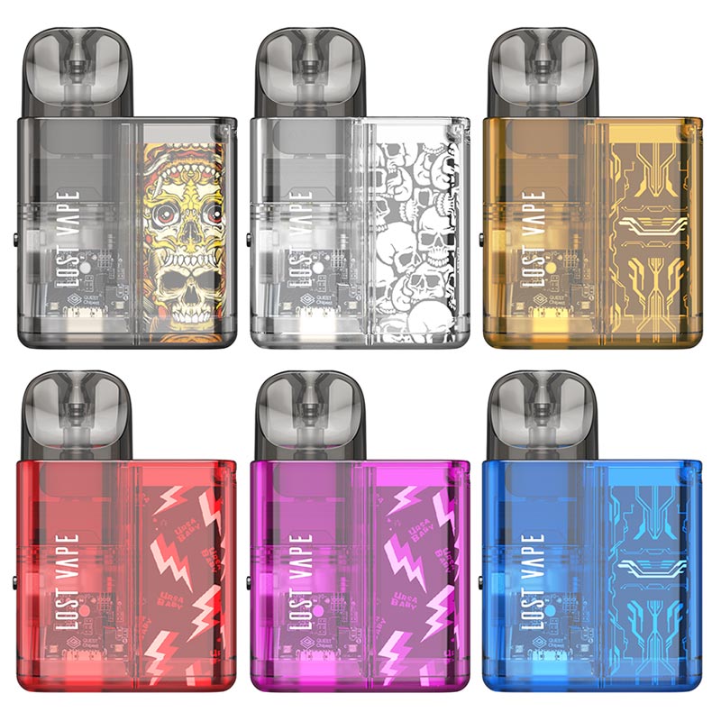 LOST VAPE URSA BABY KIT (Black Clear)