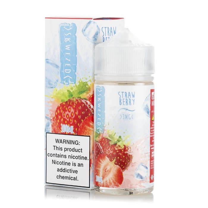 SKWEZED E-LIQUID STRAWBERRY ICE - 100ML (3mg)