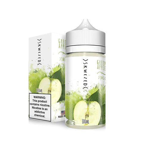 SKWEZED E-LIQUID GREEN APPLE - 100ML (3mg)