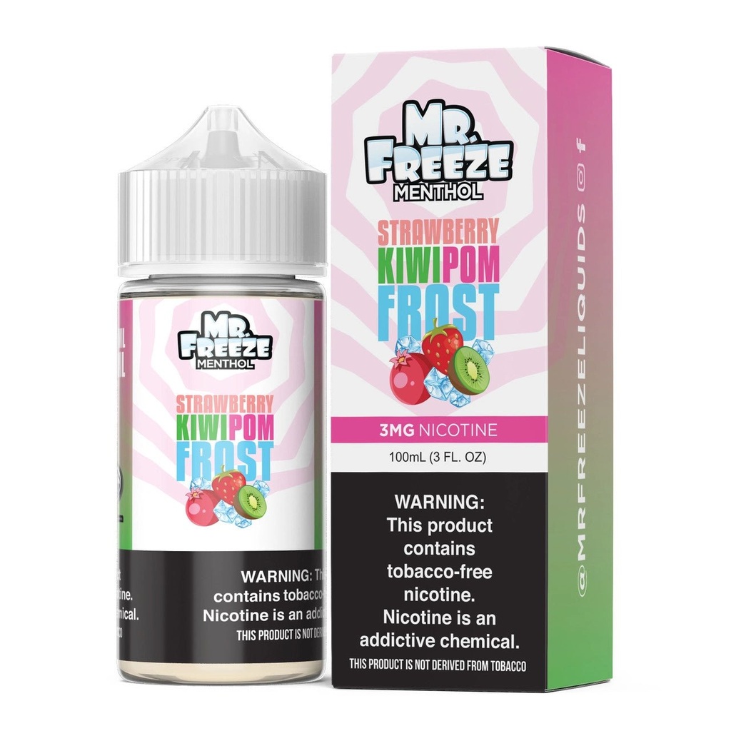 MR FREEZE E-LIQUID STRAWBERRY KIWI POM FROST - 100ML