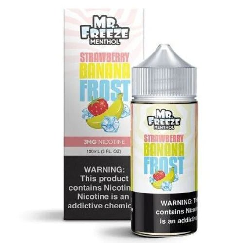 MR FREEZE E-LIQUID STRAWBERRY BANANA FROST - 100ML (0mg)