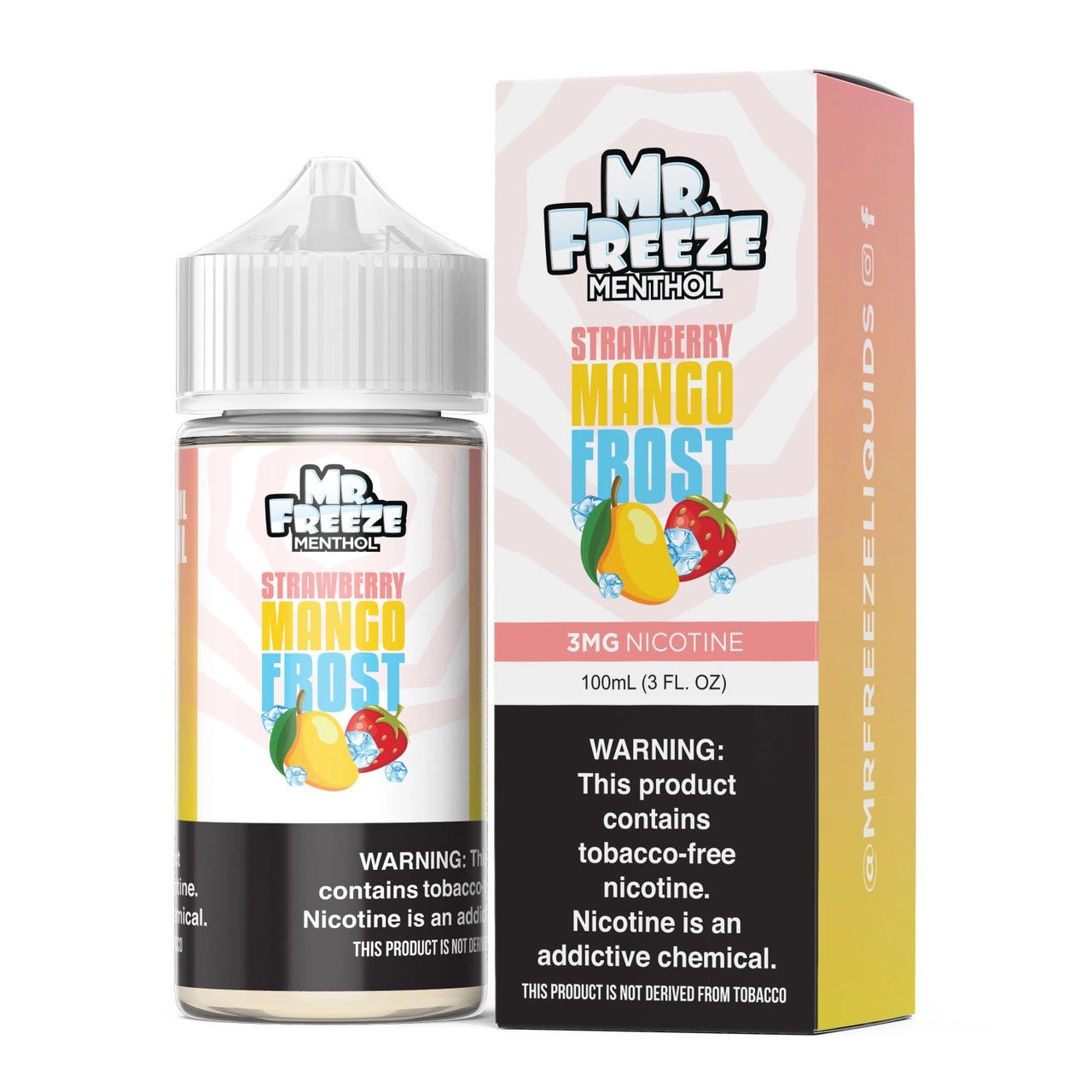 MR FREEZE E-LIQUID STRAWBERRY MANGO FROST - 100ML (0mg)