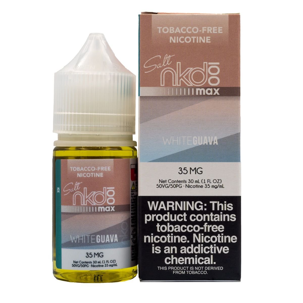 NKD 100 MAX SALT WHITE GUAVA ICE - 30ML (35mg)