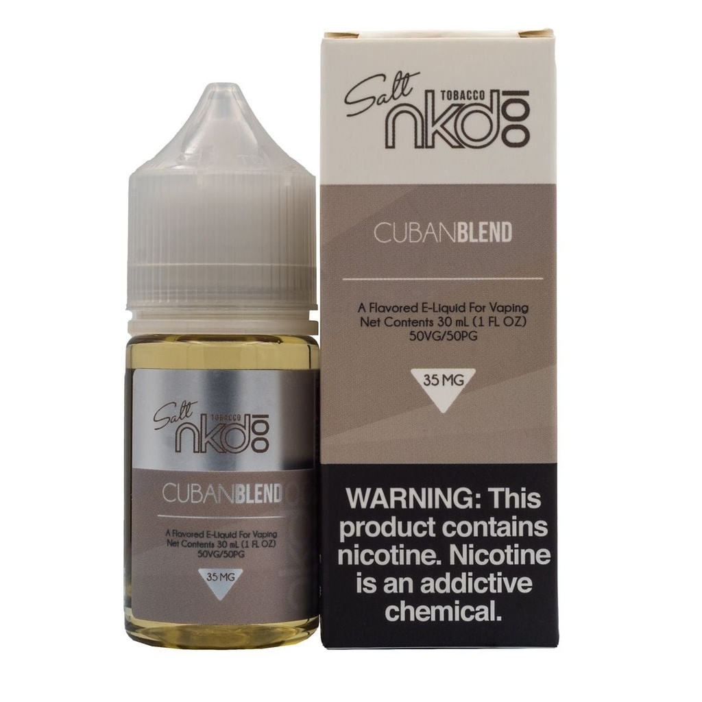 NAKED 100 SALT - CUBAN BLEND - 30ML