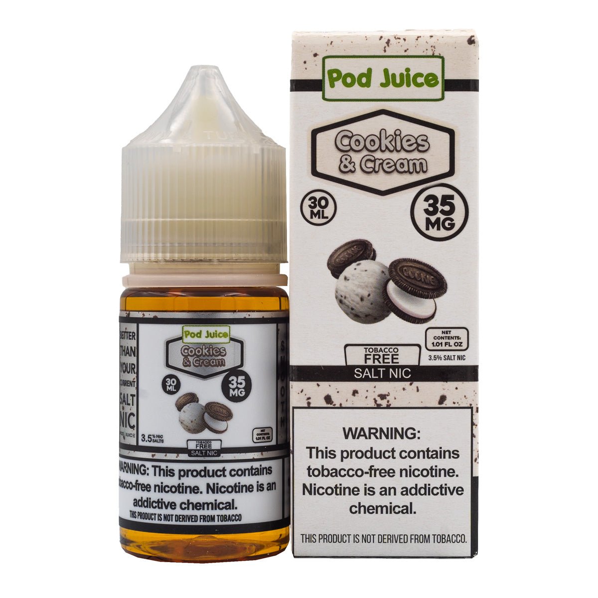 POD JUICE SALT COOKIES AND CREAM - 30ML (35mg)