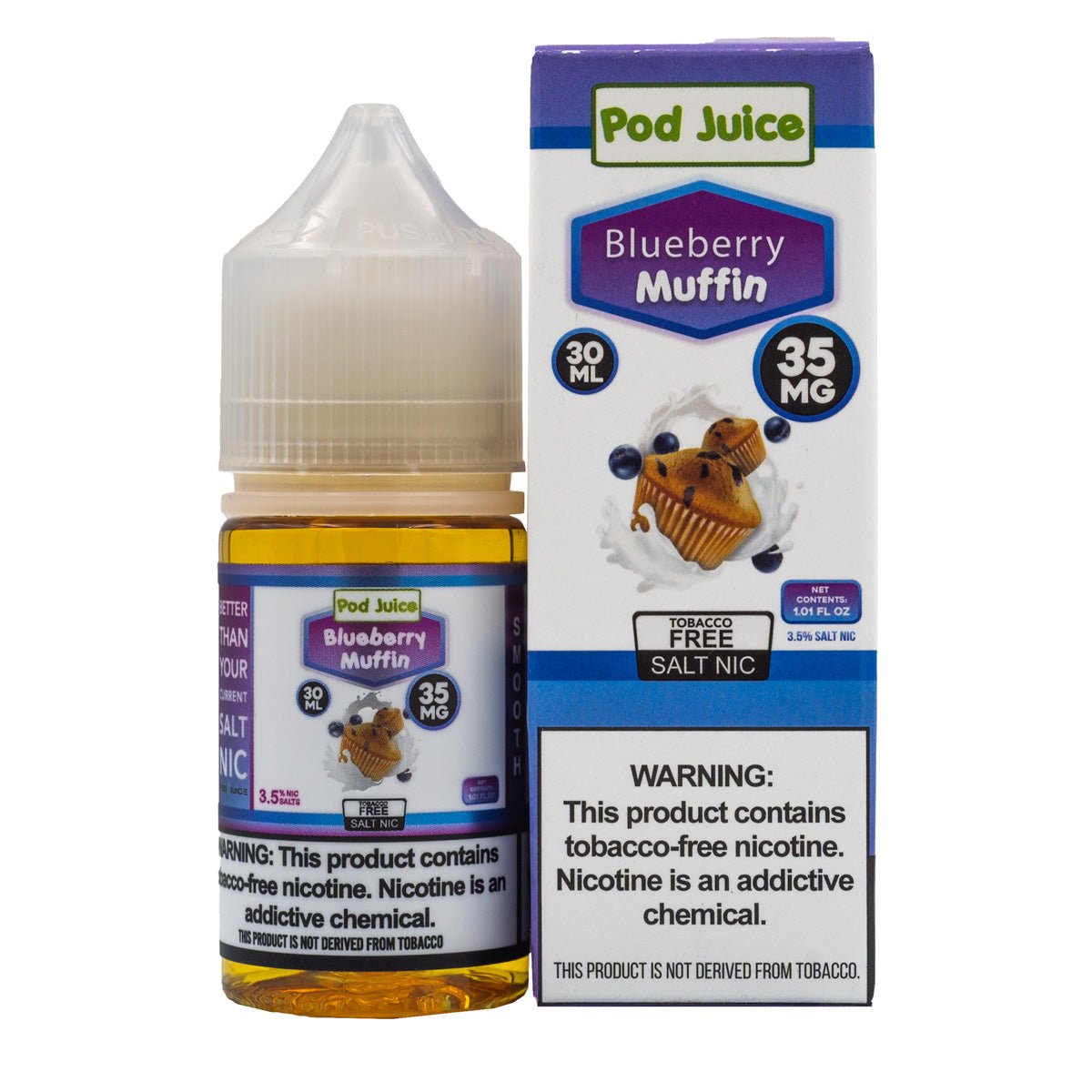 POD JUICE SALT BLUEBERRY MUFFIN - 30ML (35mg)