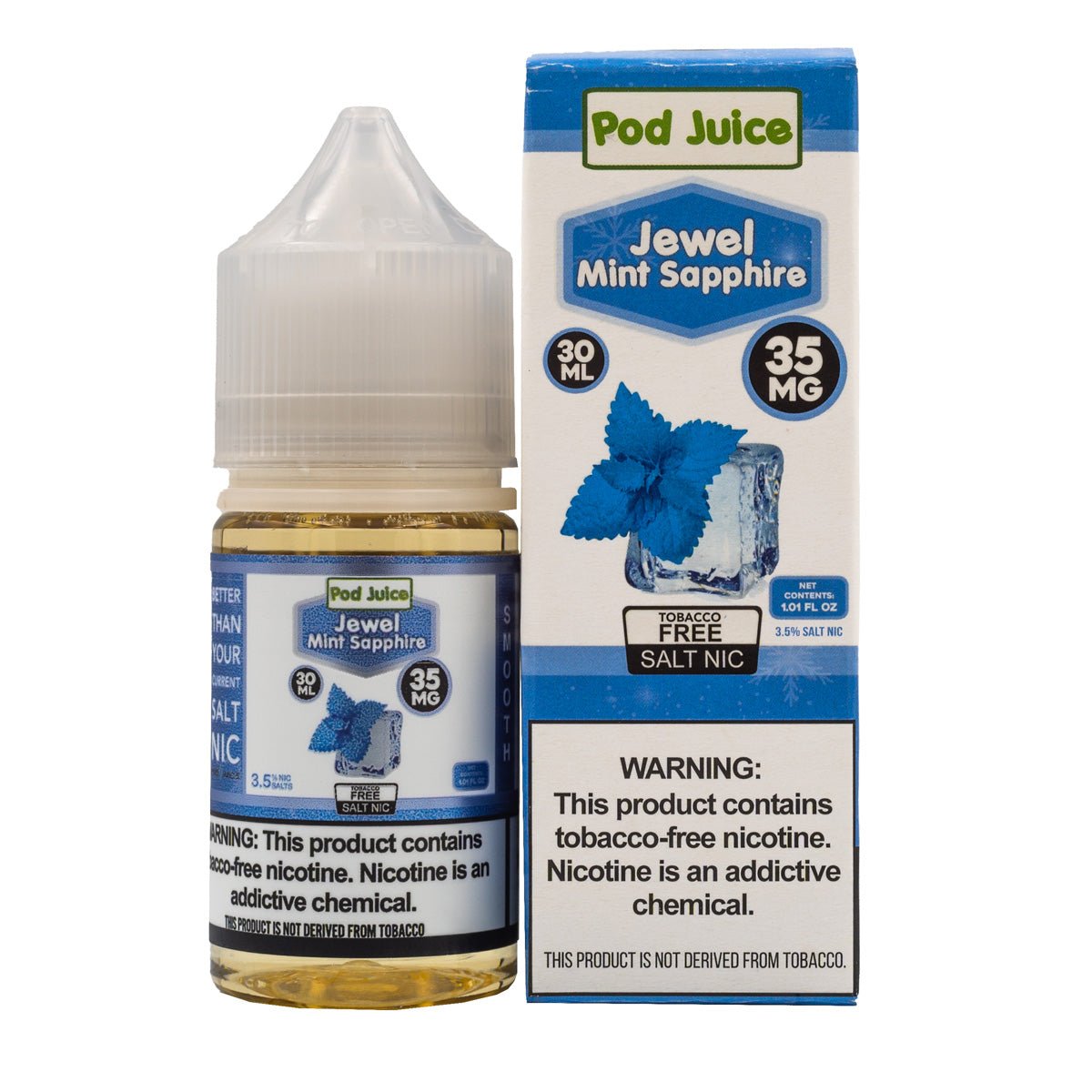 POD JUICE SALT JEWEL MINT SAPPHIRE - 30ML (35mg)