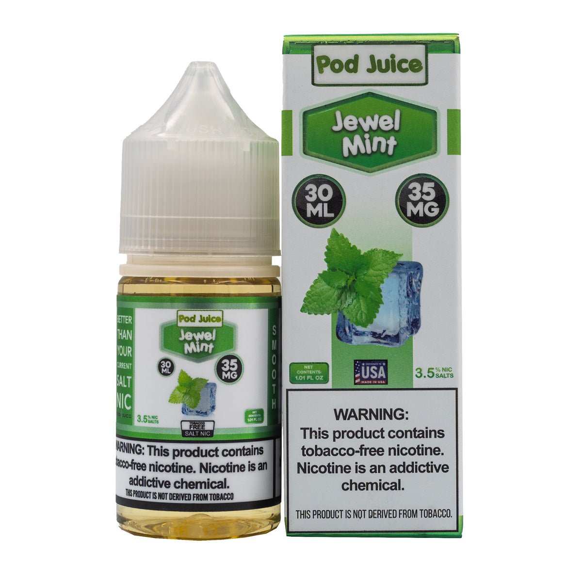 POD JUICE SALT JEWEL MINT - 30ML (0mg)