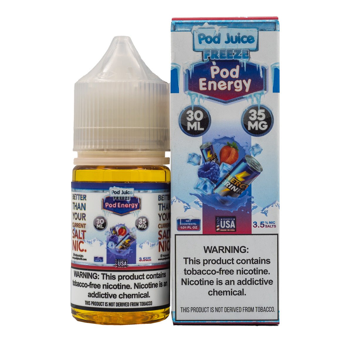 POD JUICE SALT POD ENERGY FREEZE - 30ML (35mg)