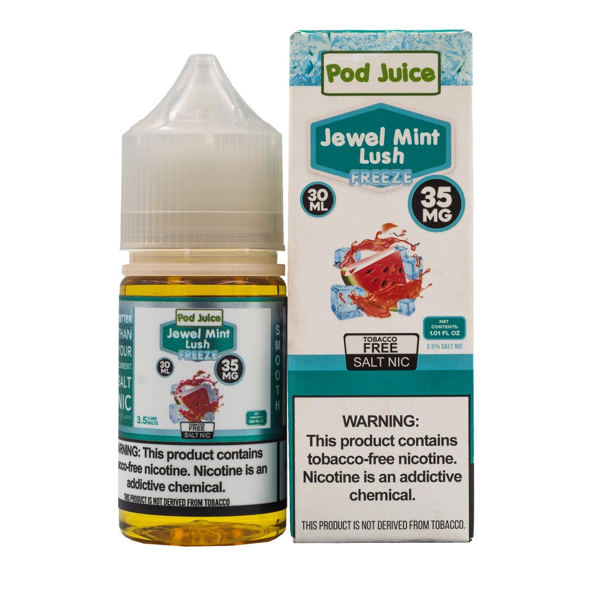 POD JUICE SALT JEWEL MINT LUSH FREEZE - 30ML (35mg)