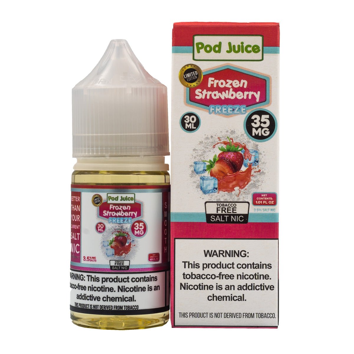 POD JUICE SALT FROZEN STRAWBERRY - 30ML (35mg)