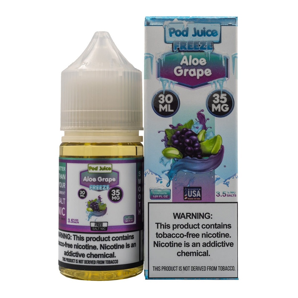 POD JUICE SALT ALOE GRAPE FREEZE - 30ML