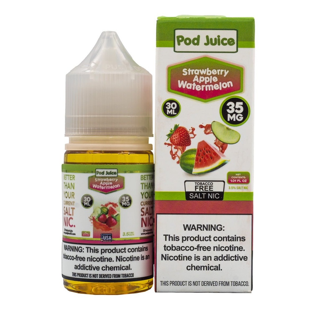 POD JUICE SALT STRAWBERRY APPLE WATERMELON - 30ML