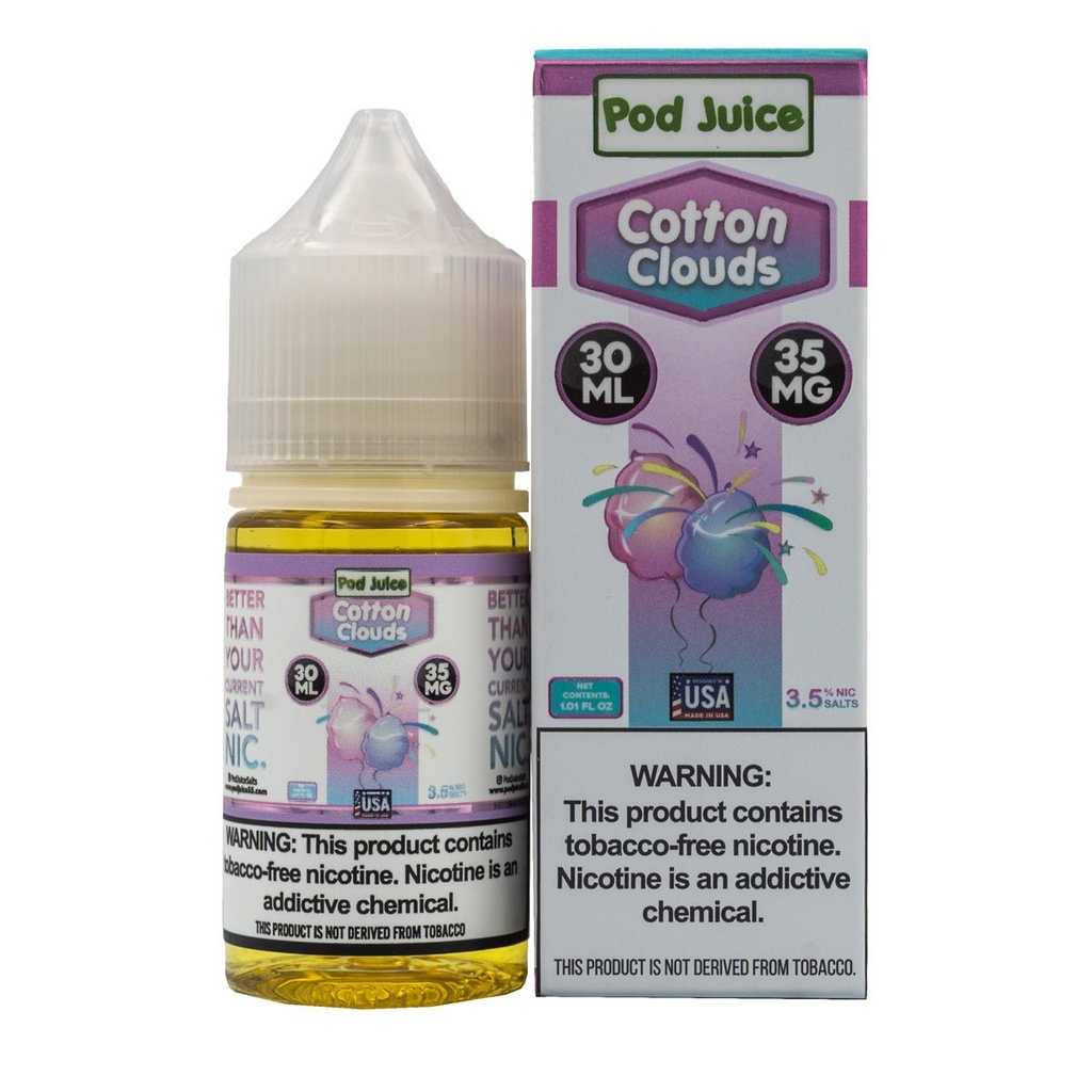 POD JUICE SALT COTTON CLOUDS - 30ML