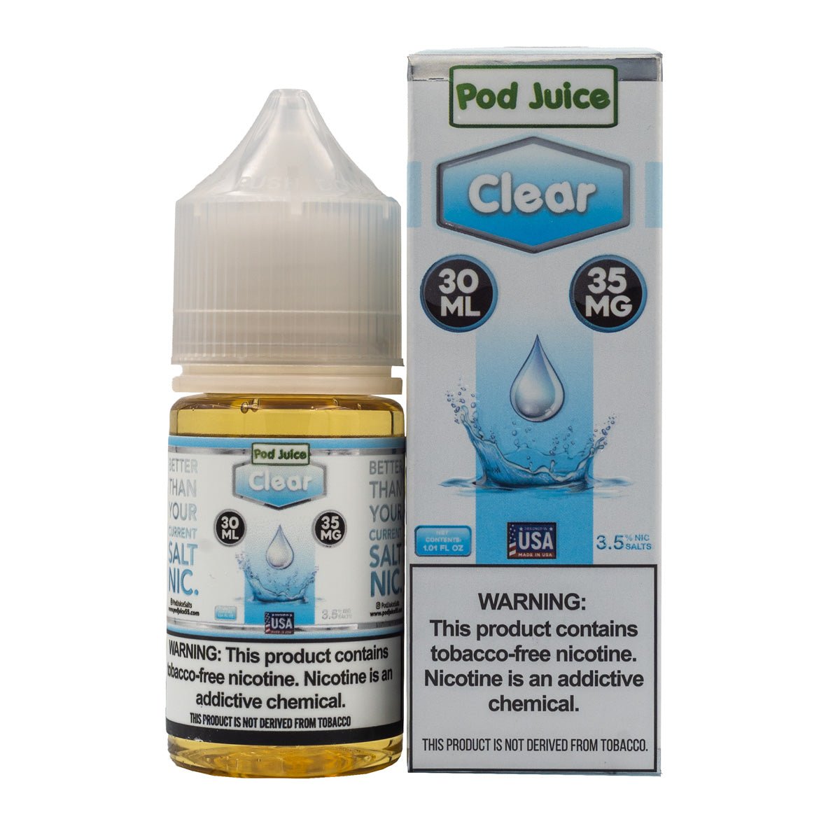 POD JUICE SALT CLEAR - 30ML (35mg)