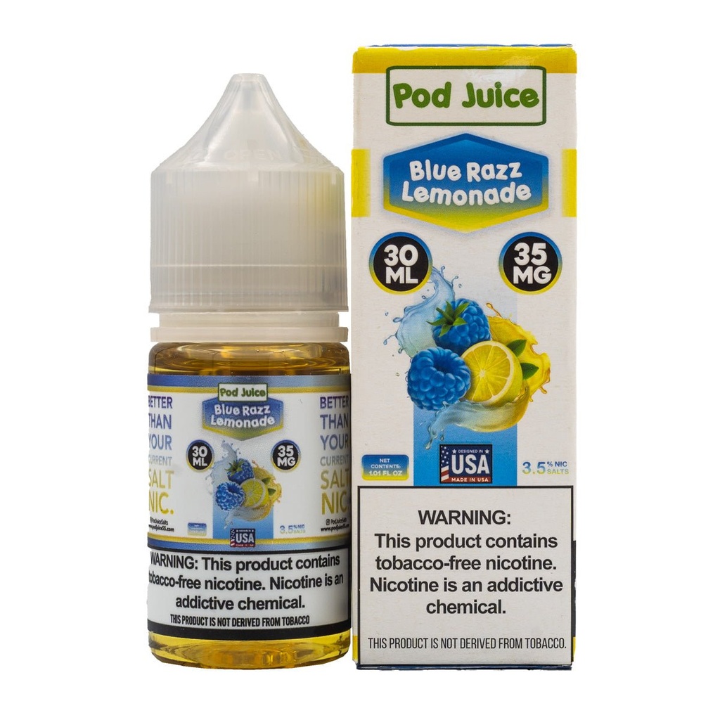 POD JUICE SALT BLUE RAZZ LEMONADE - 30ML