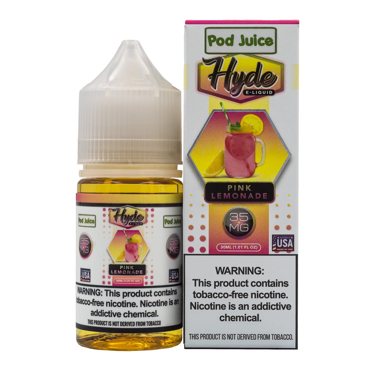 POD JUICE HYDE SALT PINK LEMONADE - 30ML (35mg)