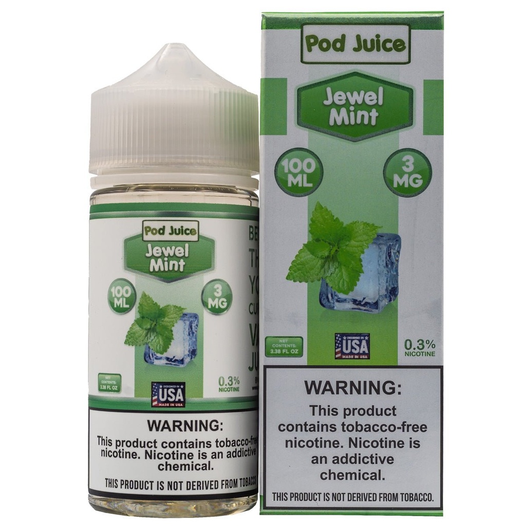 POD JUICE E-LIQUID JEWEL MINT - 100ML
