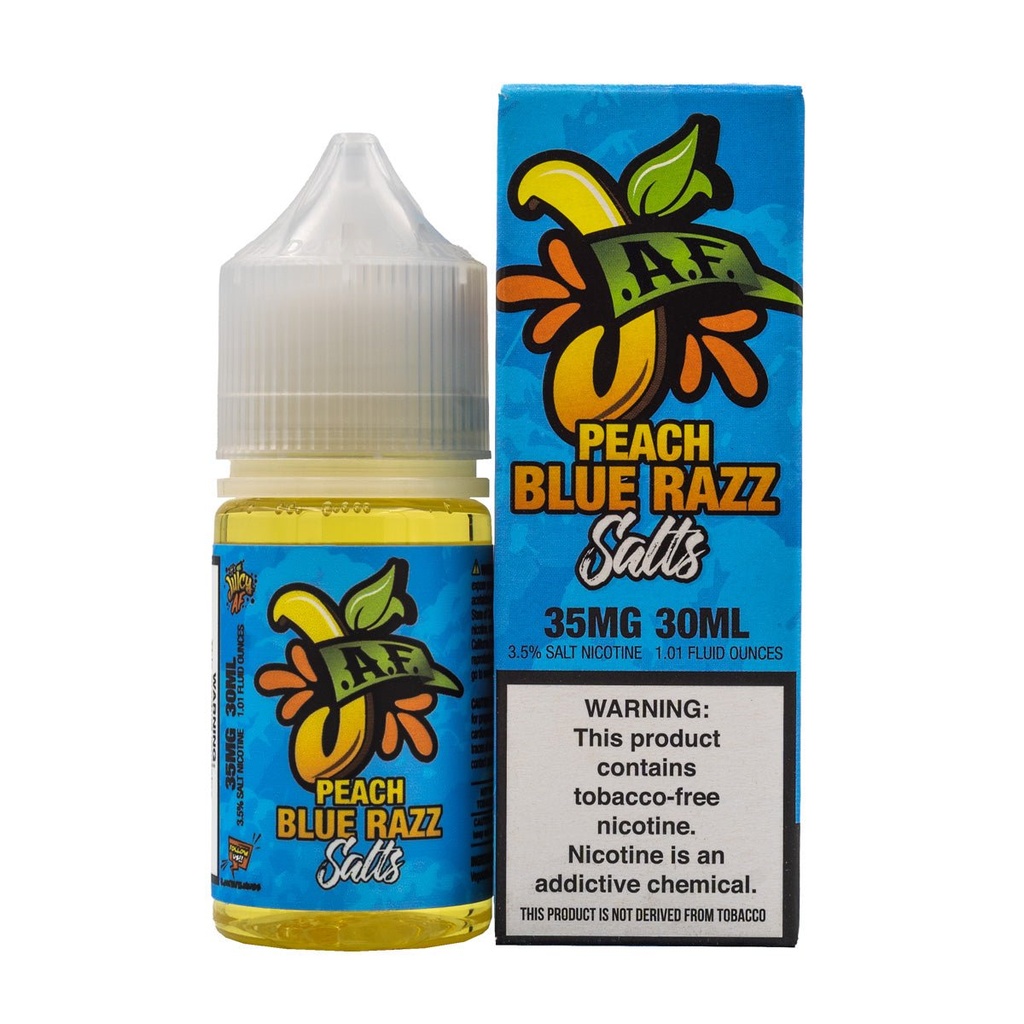 JUICY AF SALTS PEACH BLUE RAZZ - 30ML