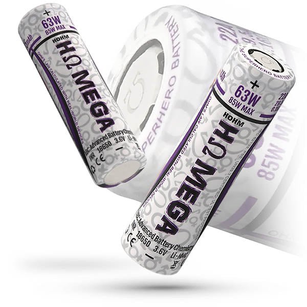 HOHM MEGA 18650 BATTERY2505mh - 2PK