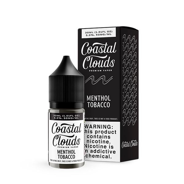 SALE! COASTAL CLOUDS SALT MENTHOL TOBACCO - 30ML