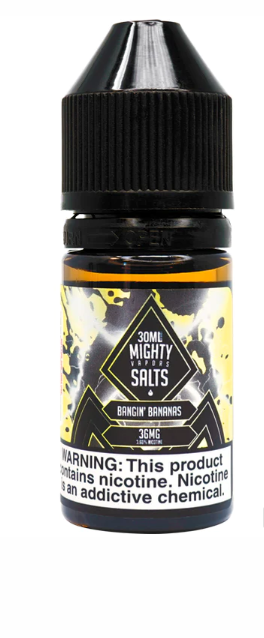 MIGHTY VAPORS SALTS -  BANGIN BANANAS - 30ML (36mg)