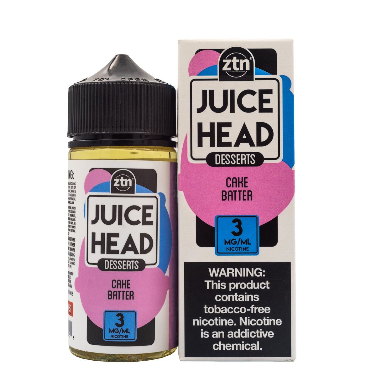 JUICE HEAD EJUICE - CAKE BATTER - 100ML (3mg)