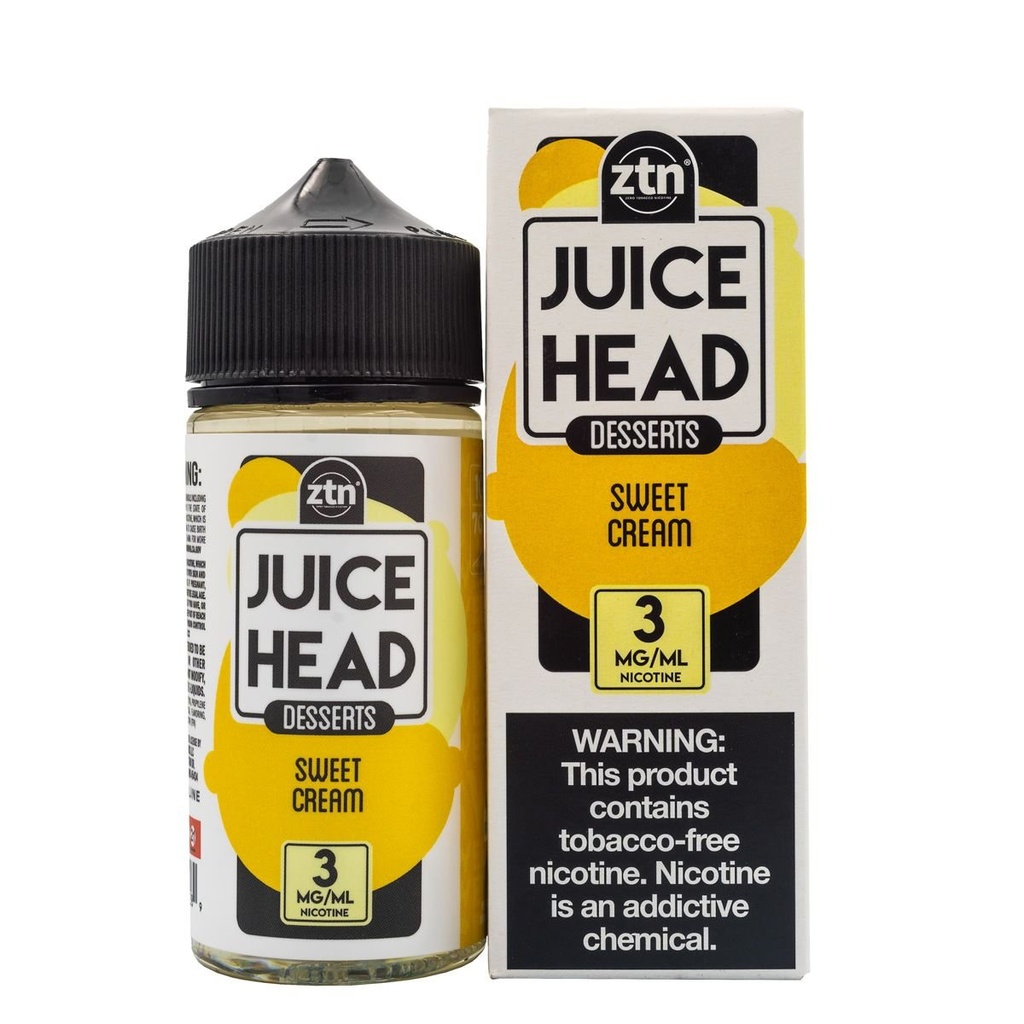 JUICE HEAD EJUICE - SWEET CREAM - 100ML
