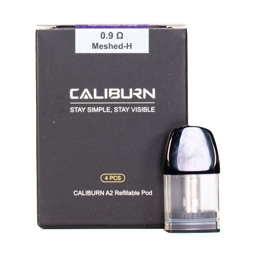 UWELL CALIBURN A2 REPLACEMENT PODS - 4PK (0.9ohm Caliburn A2)