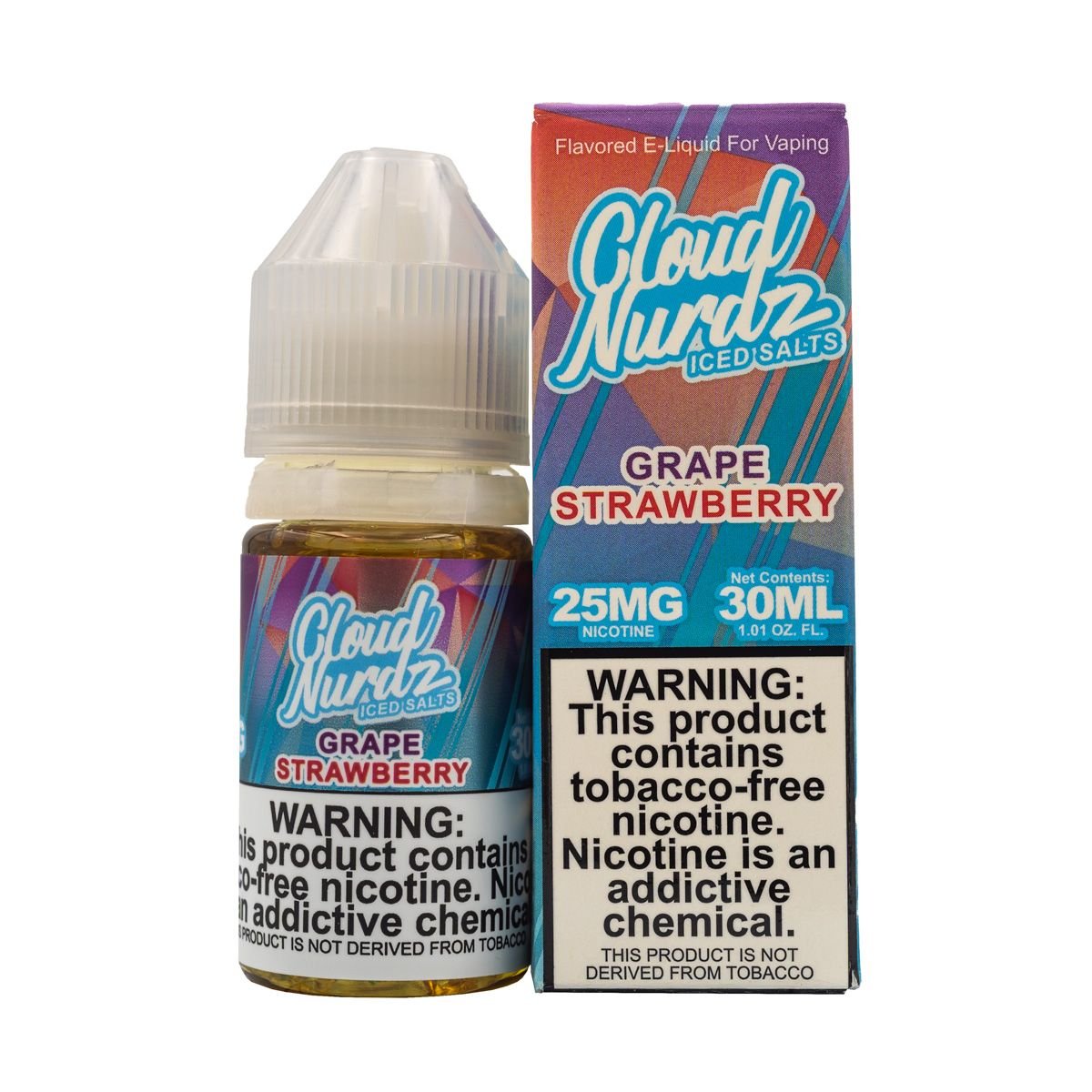 CLOUD NURDZ - GRAPE STRAWBERRY ICED - 30ML (25mg)